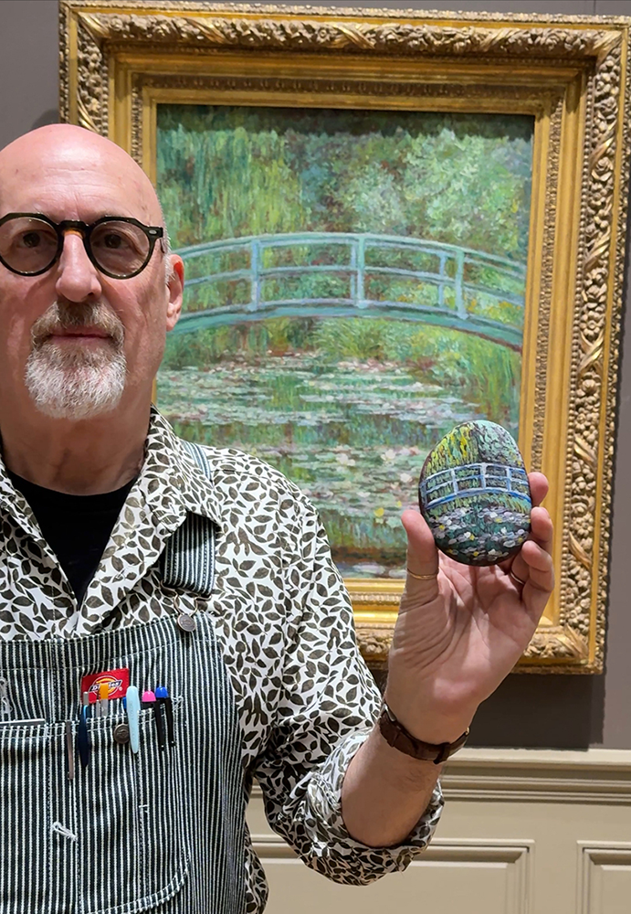 Master Class Rock Painting Botanicals with Monet