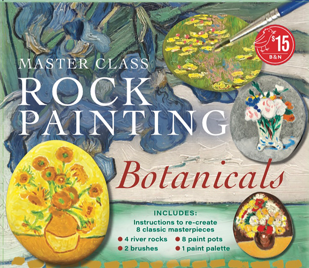 Master Class Rock Painting Botanicals book cover